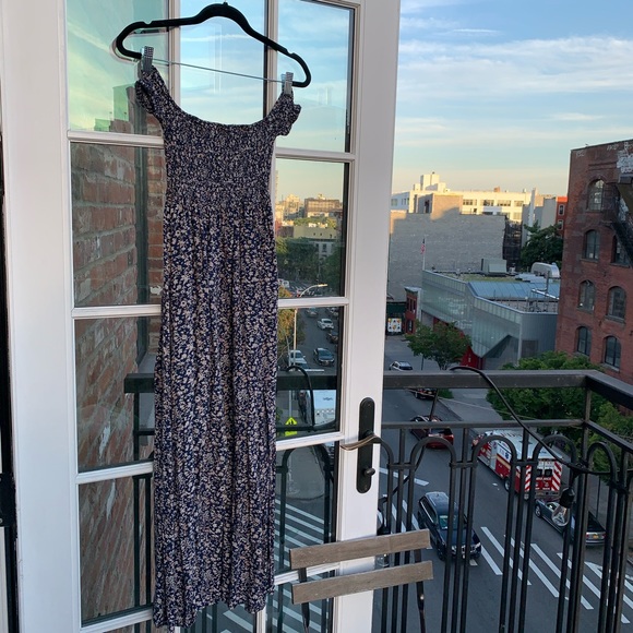 LF off the shoulder maxi slit dress - Picture 5 of 8